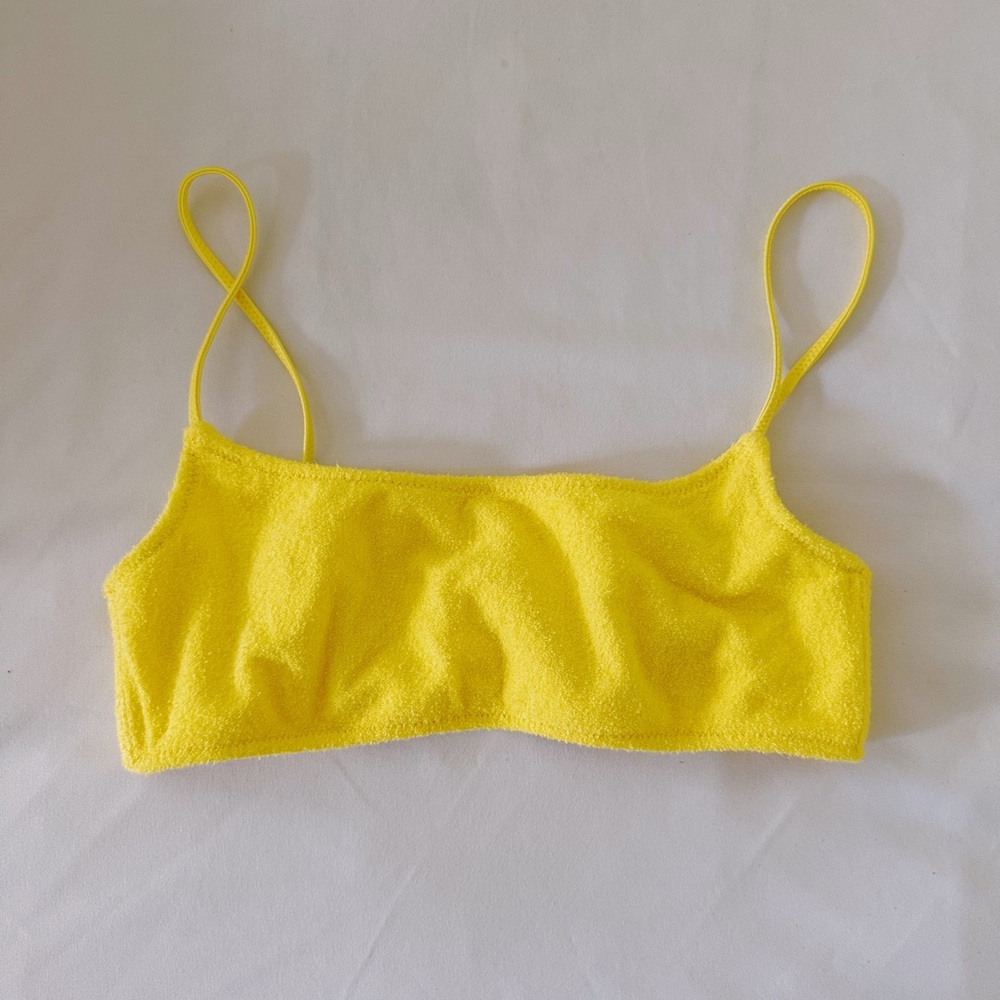Triangl Mica yellow terry cloth